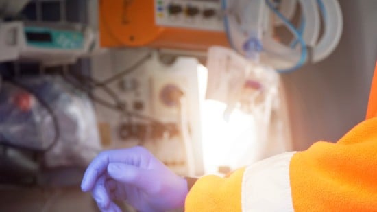 Transporting a critically ill baby for urgent medical treatment