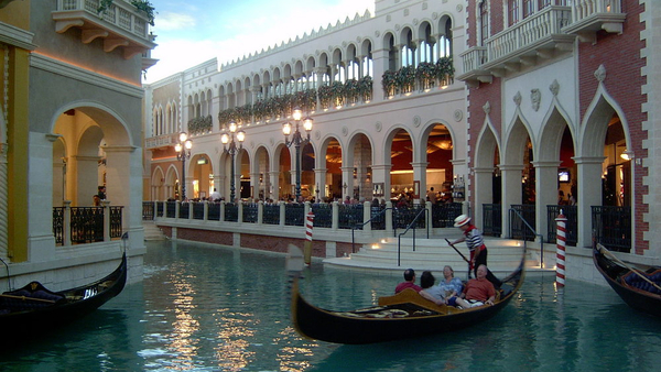 Las Vegas Gondola at the Venetian Hotel